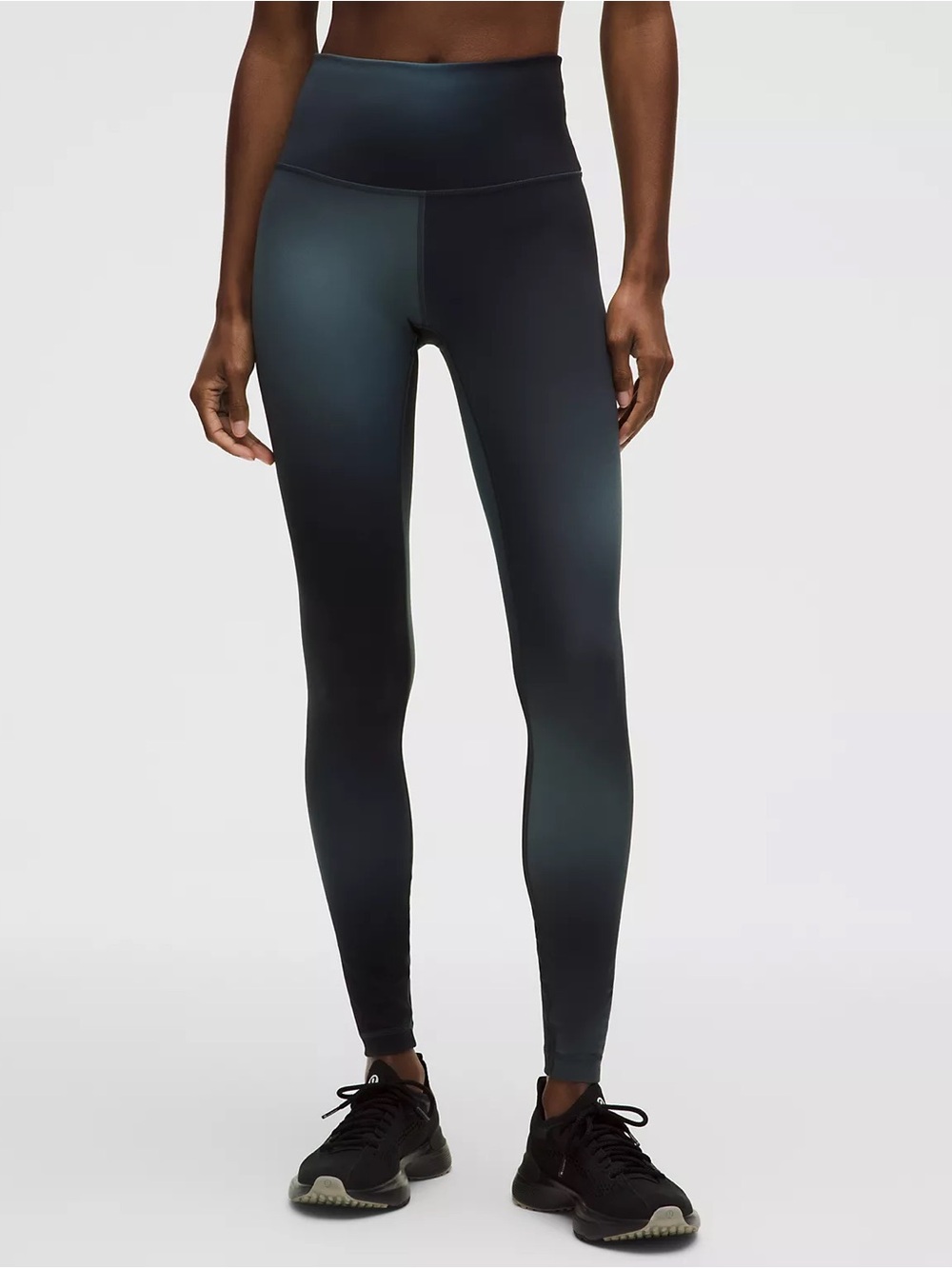 NWT~ Wunder Train High-Rise Tight 28” Midnight Haze Black Multi [Size 4]